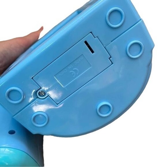 Play at Home Coffee Maker Toaster Blue Plastic Set Frother Cup Kitchen Toy - Picture 8 of 12